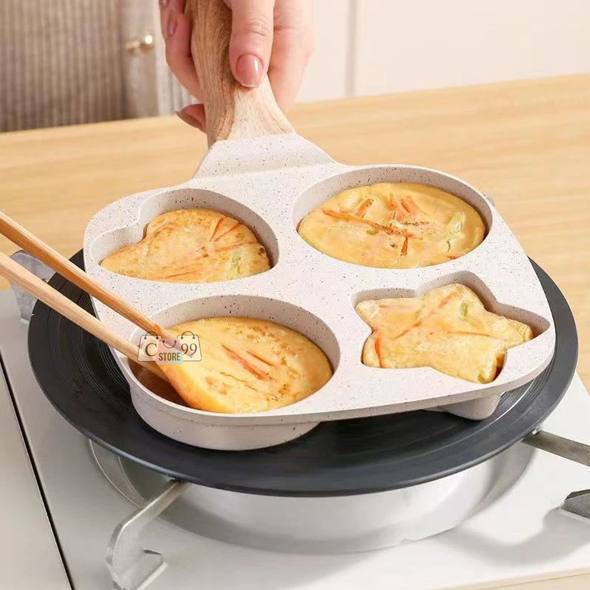 Miniatura 2 de Sartén Para Parilla Antiadherente 4en1